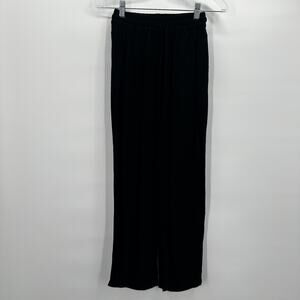 Meomua Pants Womens Small Linen Slouchy Pull‎ On Elastic Waist Pockets Casual